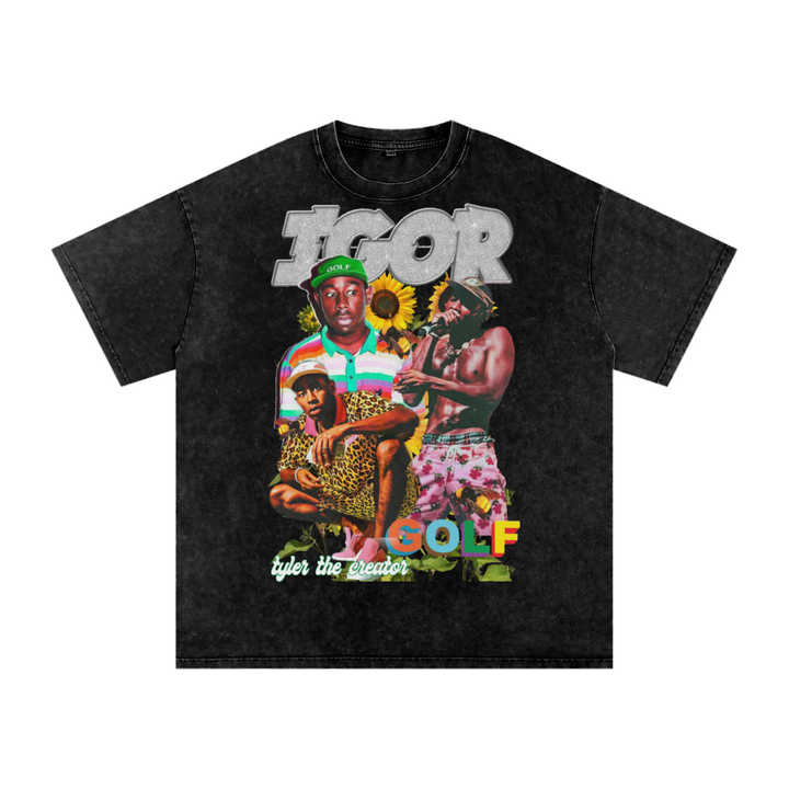 Tyler The Creator Acid Wash Oversize T-Shirt