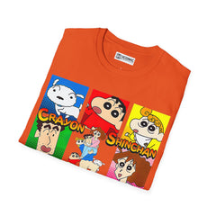 Shinchan Unisex Softstyle T-Shirt - IGZ Clothing 