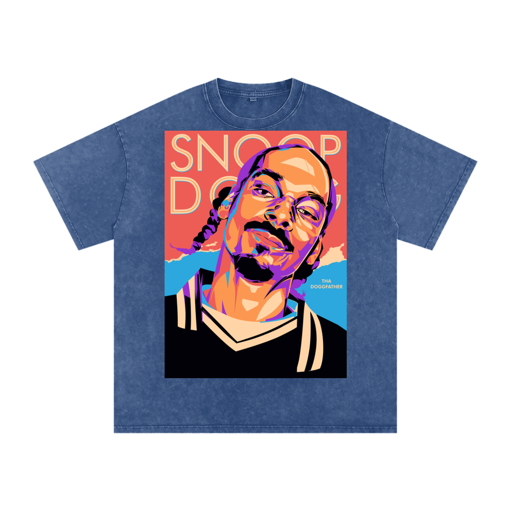 Snoop Dogg Acid Wash Oversize T-Shirt