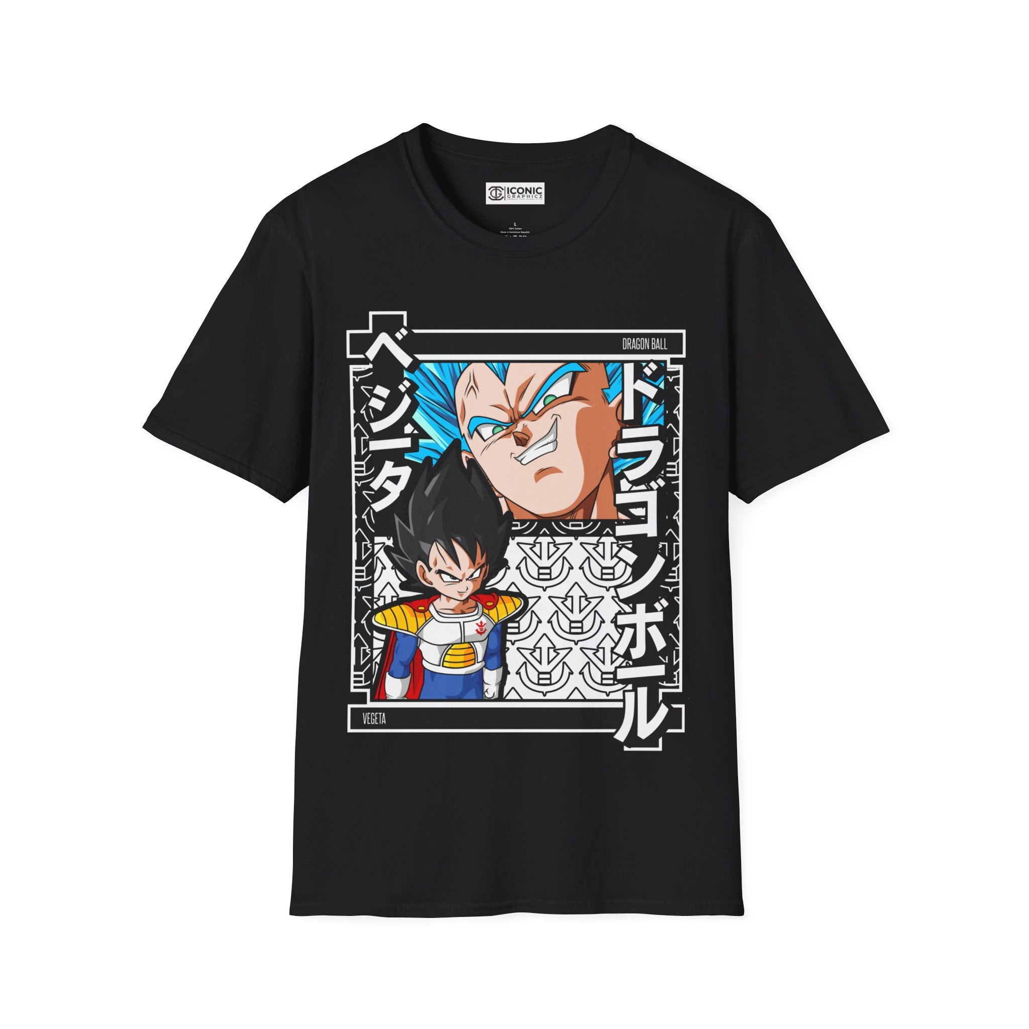 Vegeta Unisex Softstyle T-Shirt - IGZ Clothing 