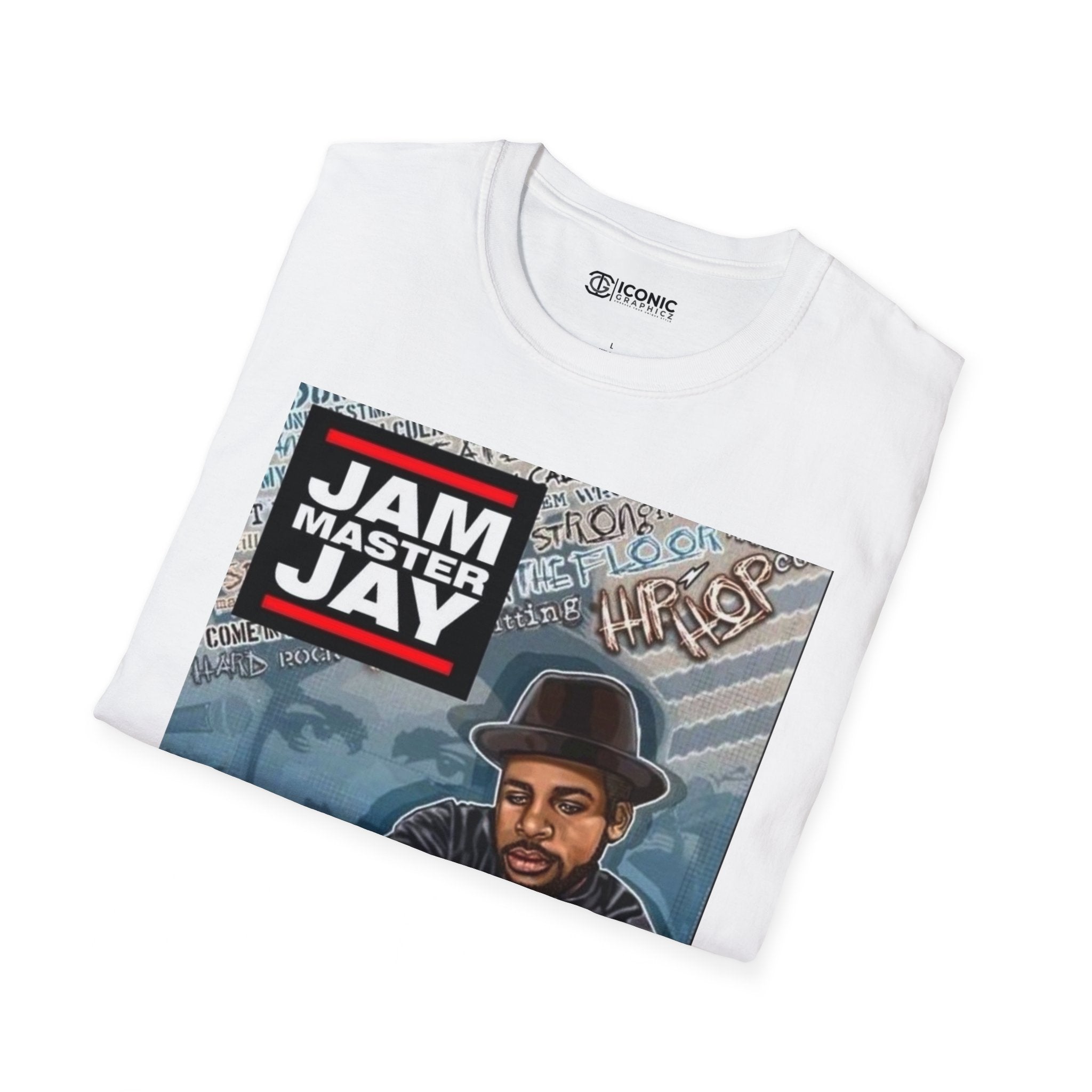 Jam Master Jay Unisex Softstyle T-Shirt - IGZ Clothing 