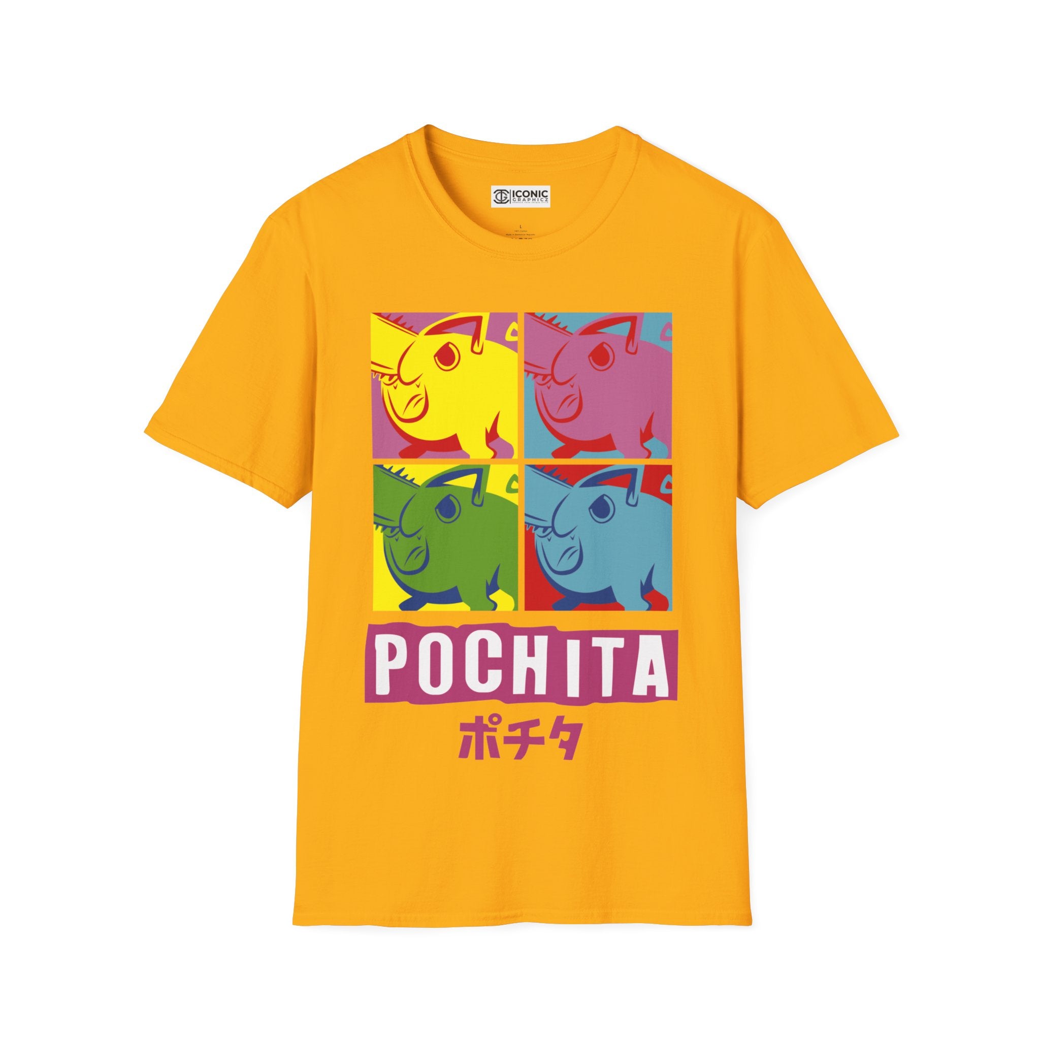 Pochita Unisex Softstyle T-Shirt - IGZ Clothing 