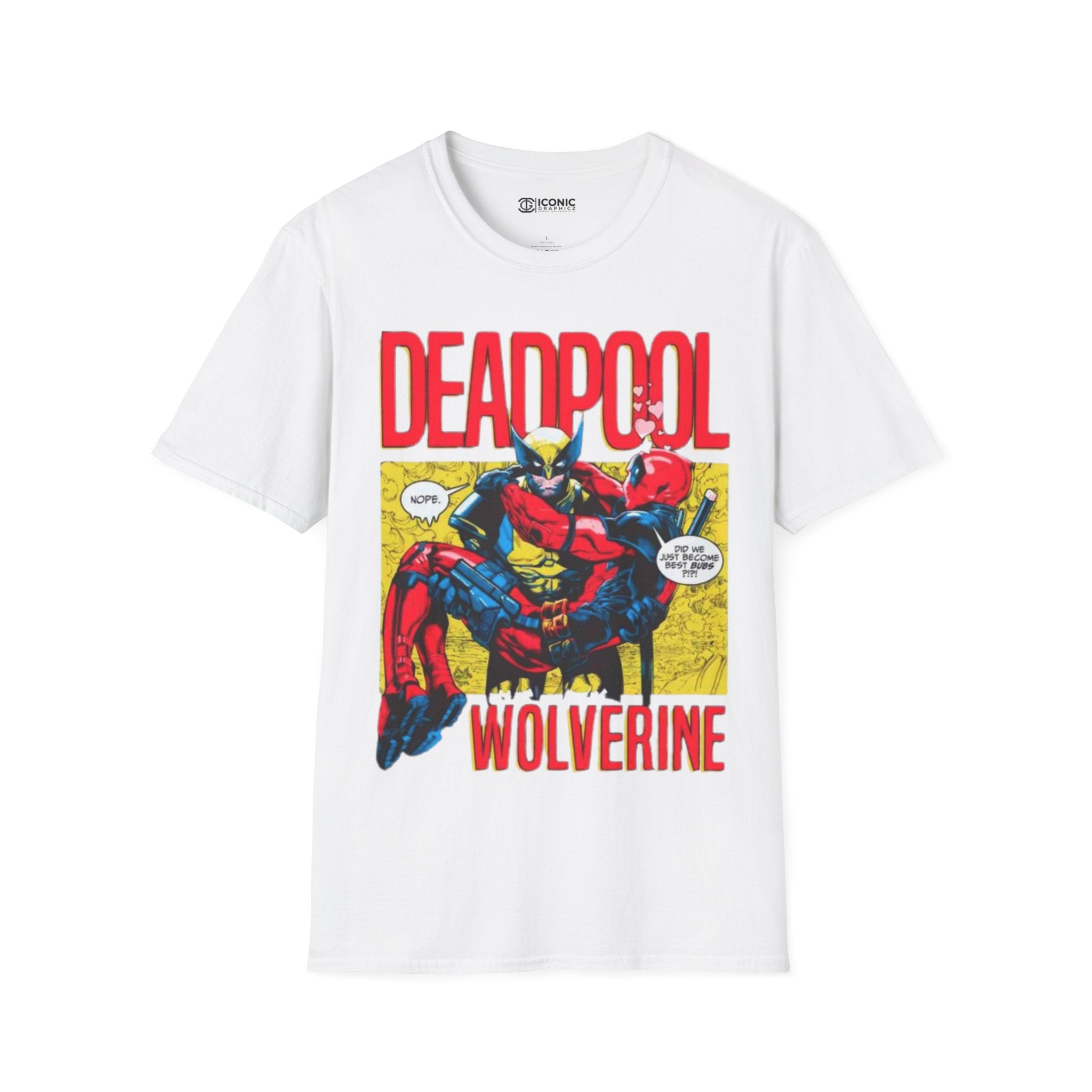 Deadpool and Wolverine Unisex Softstyle T-Shirt - IGZ Clothing 