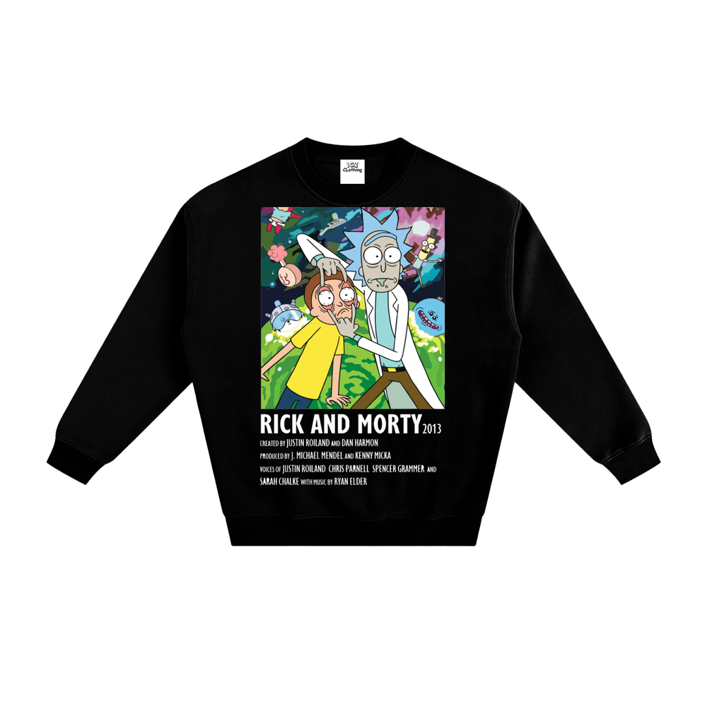 Rick and Morty Fleeced Sweatshirt