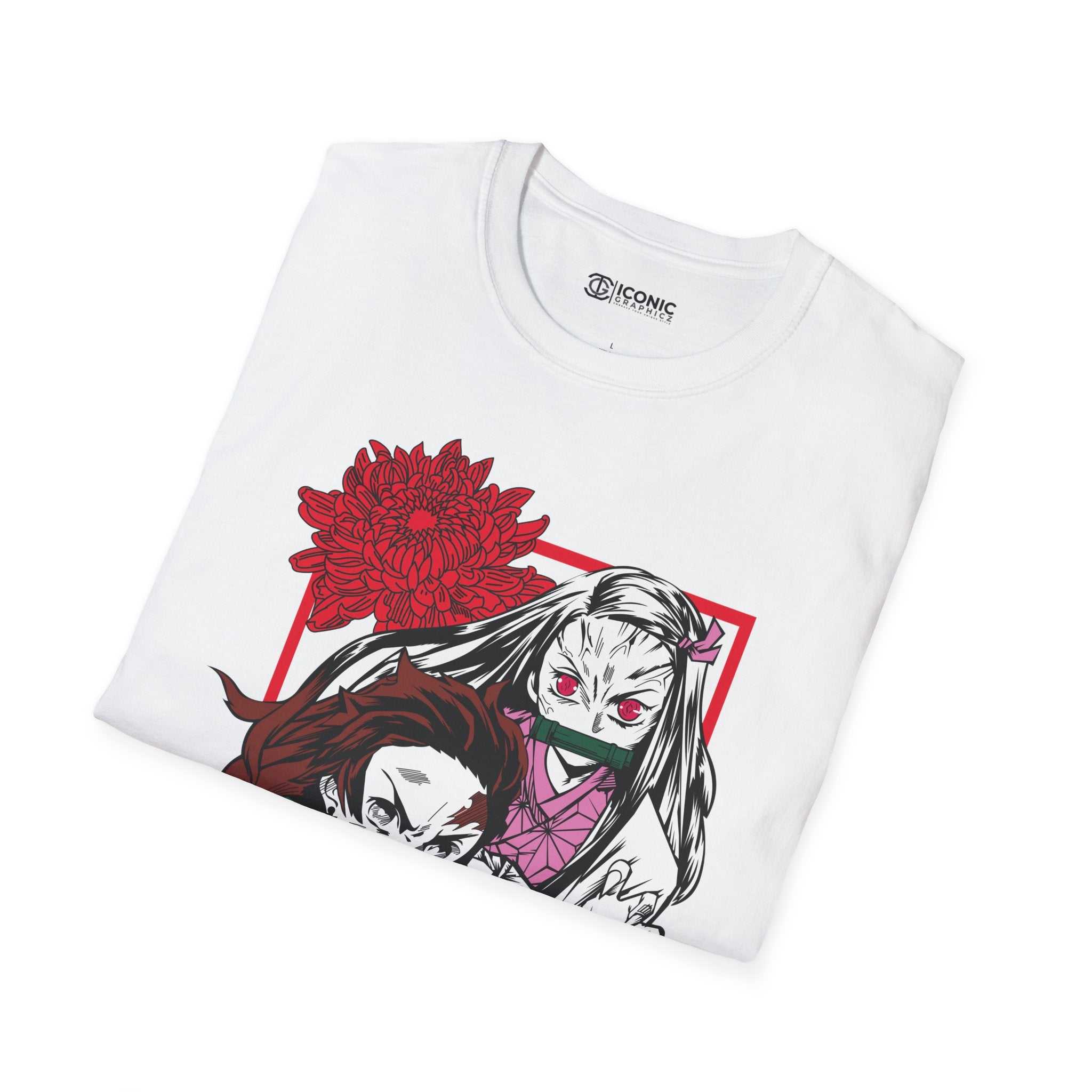 Tanjiro & Nezuko Unisex Softstyle T-Shirt - IGZ Clothing 