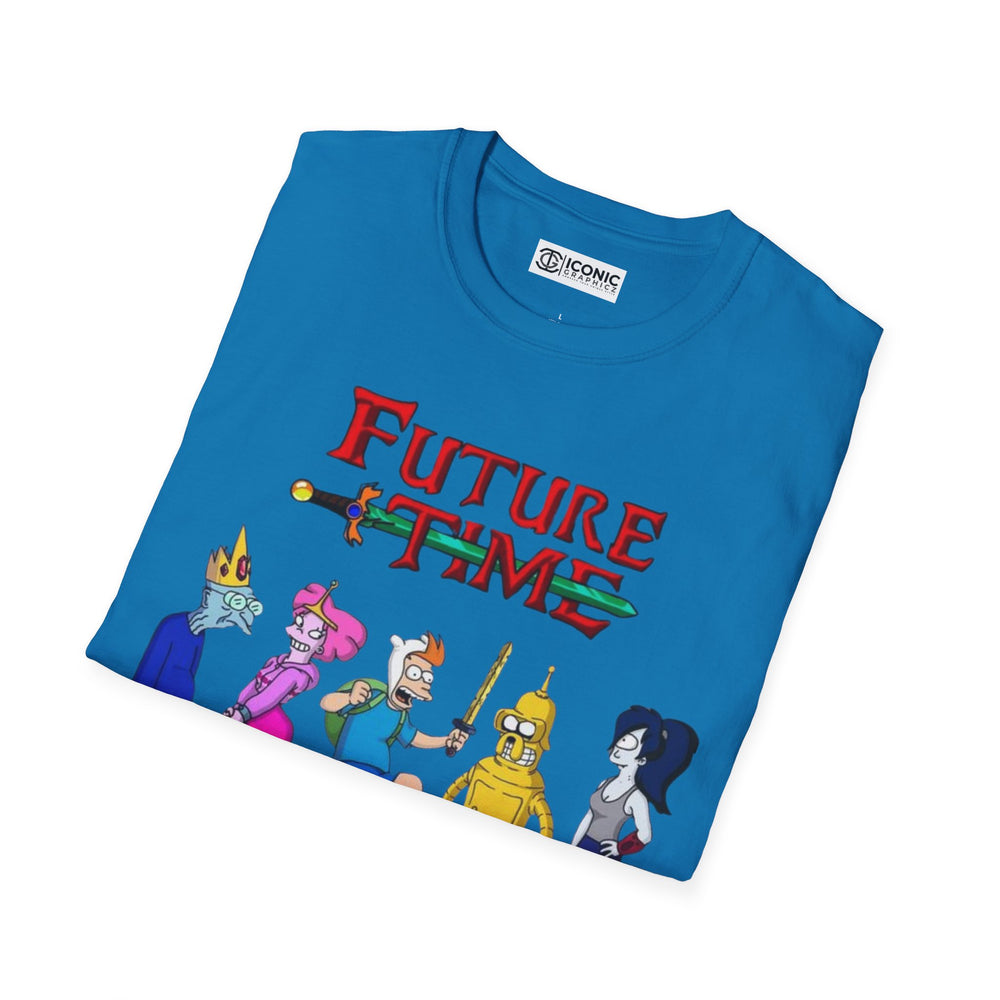 Futurama and Adventure time parody T-Shirt - 