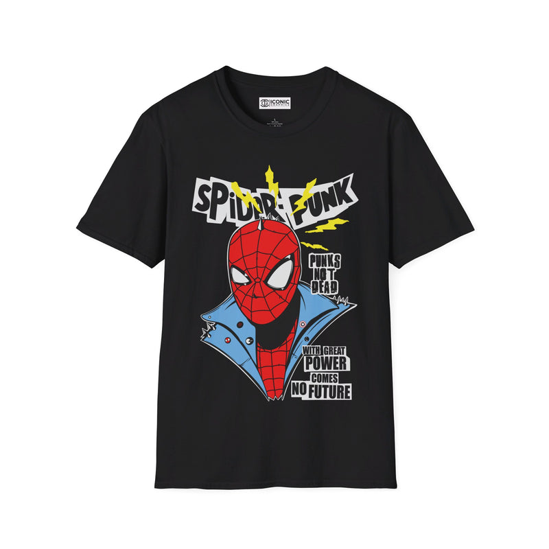 Spider-punk Unisex Softstyle T-Shirt - IGZ Clothing 