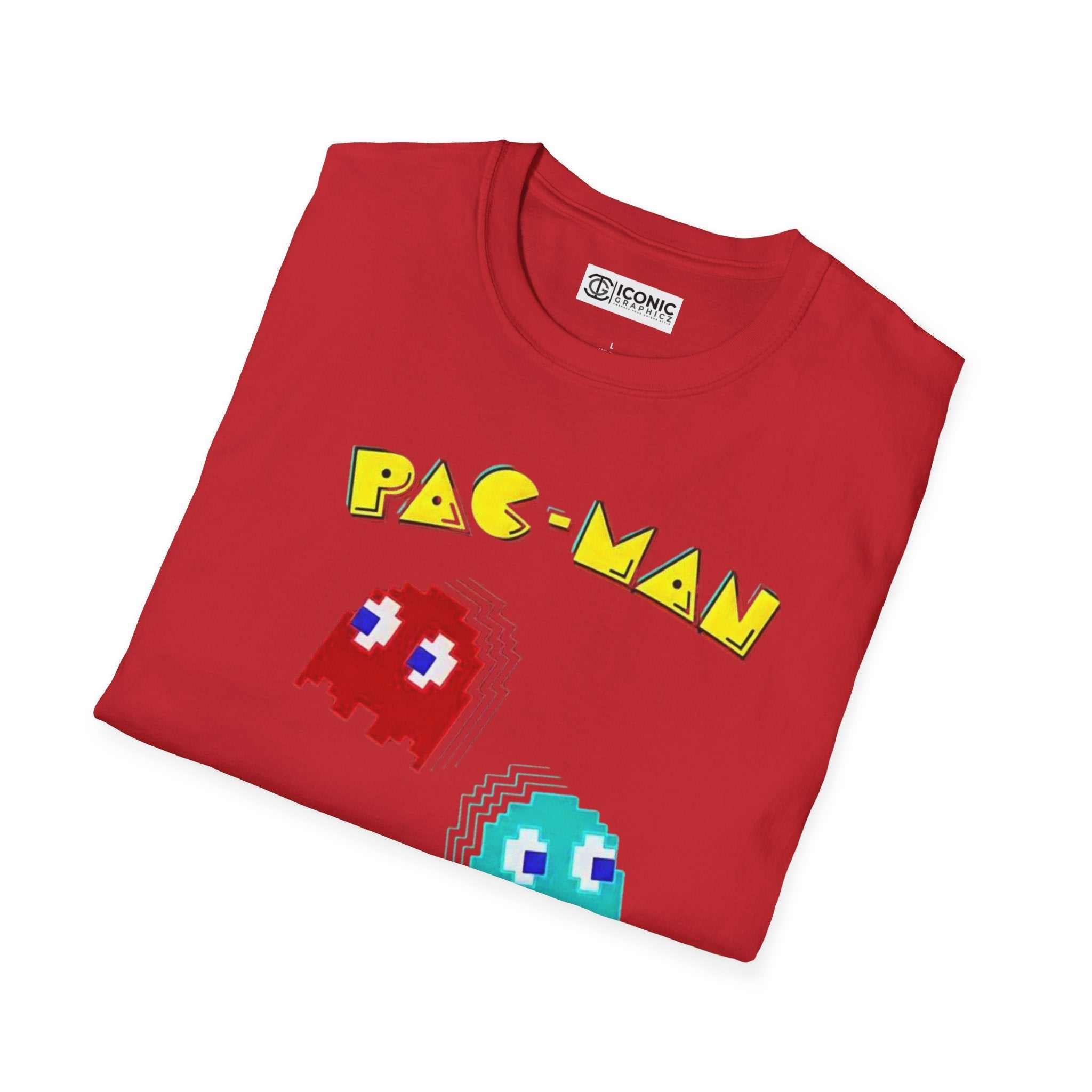 Pac Man Unisex Softstyle T-Shirt - IGZ Clothing 