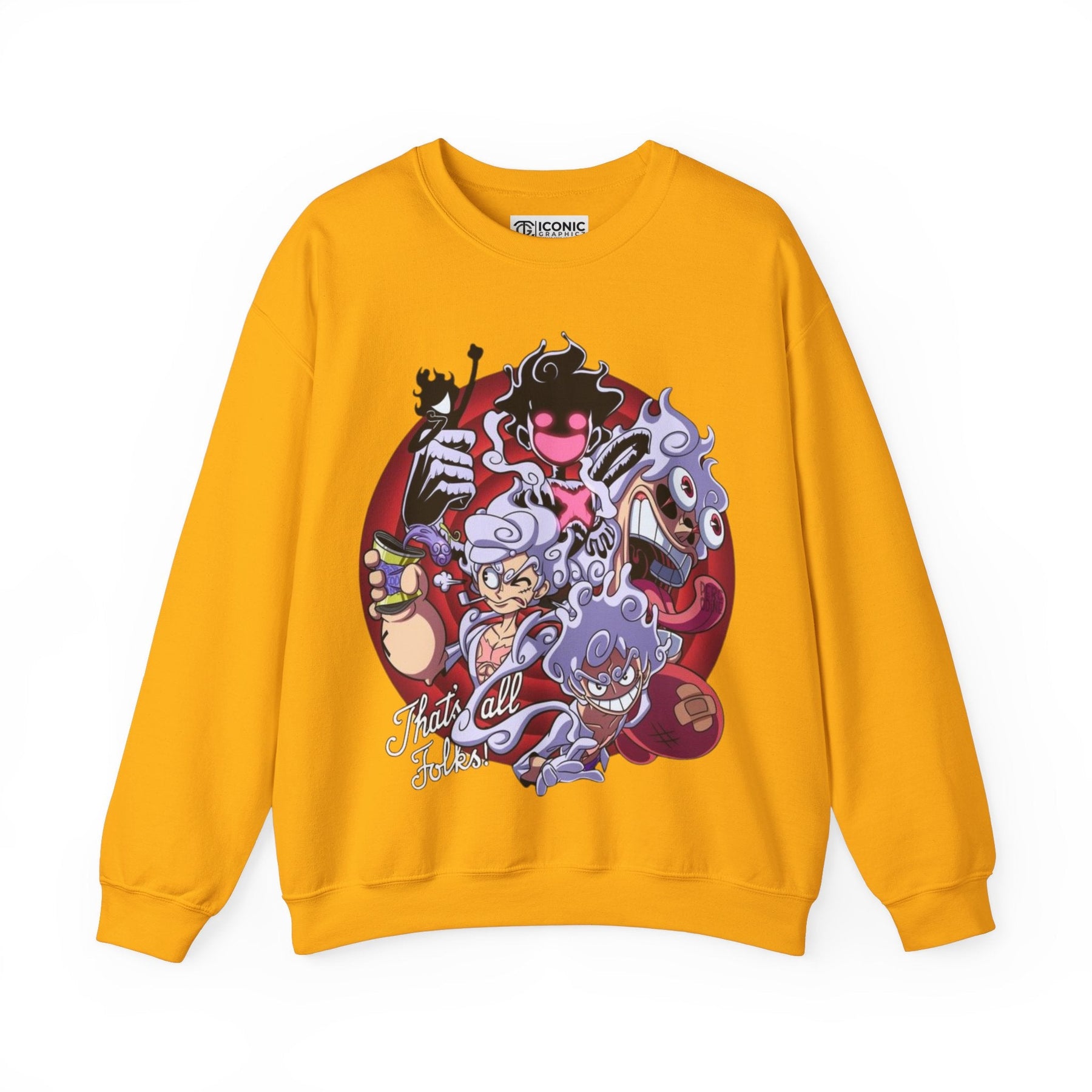 Sun God Luffy Unisex Heavy Blend™ Crewneck Sweatshirt Printify