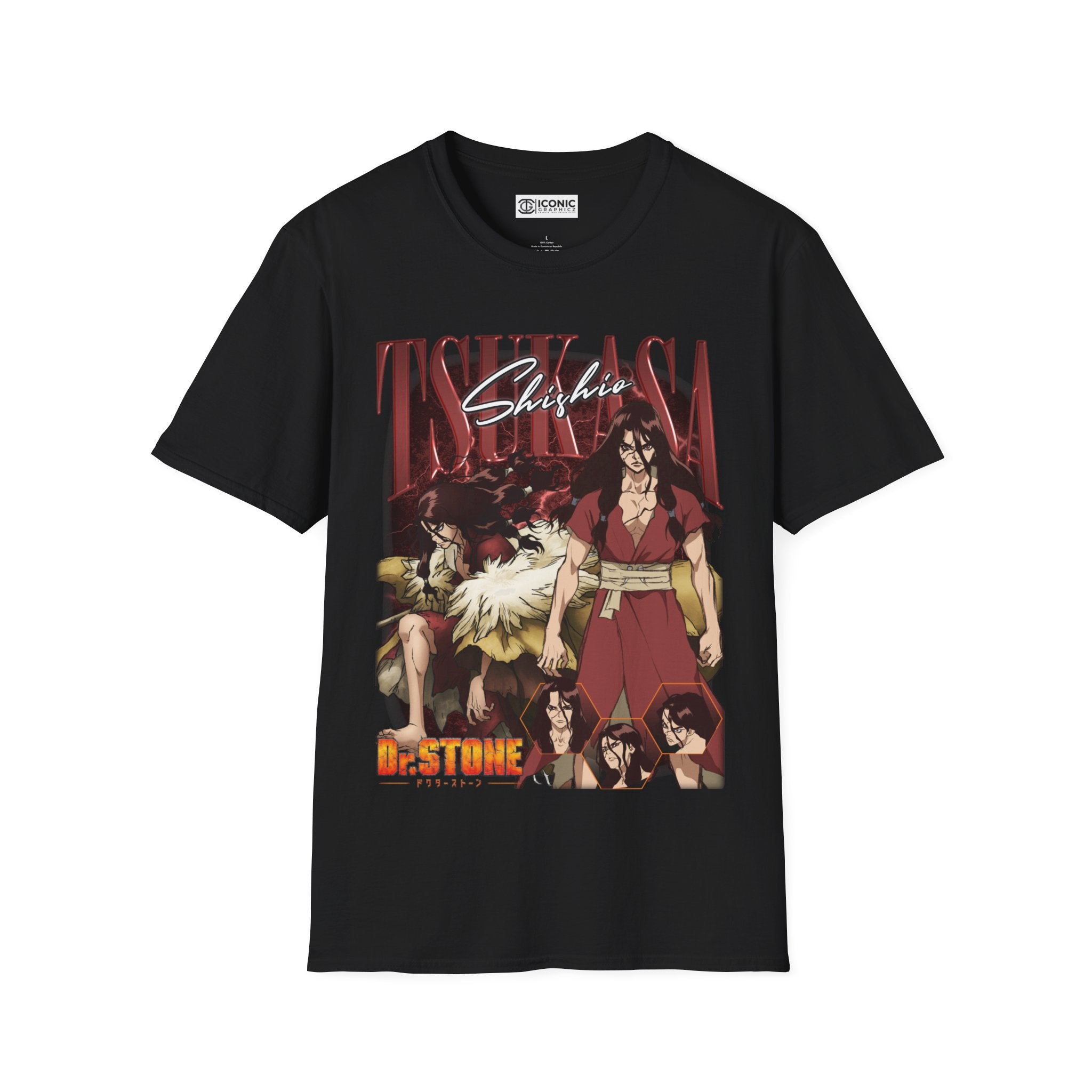 Tsukasa Shishio Unisex Softstyle T-Shirt - IGZ Clothing 