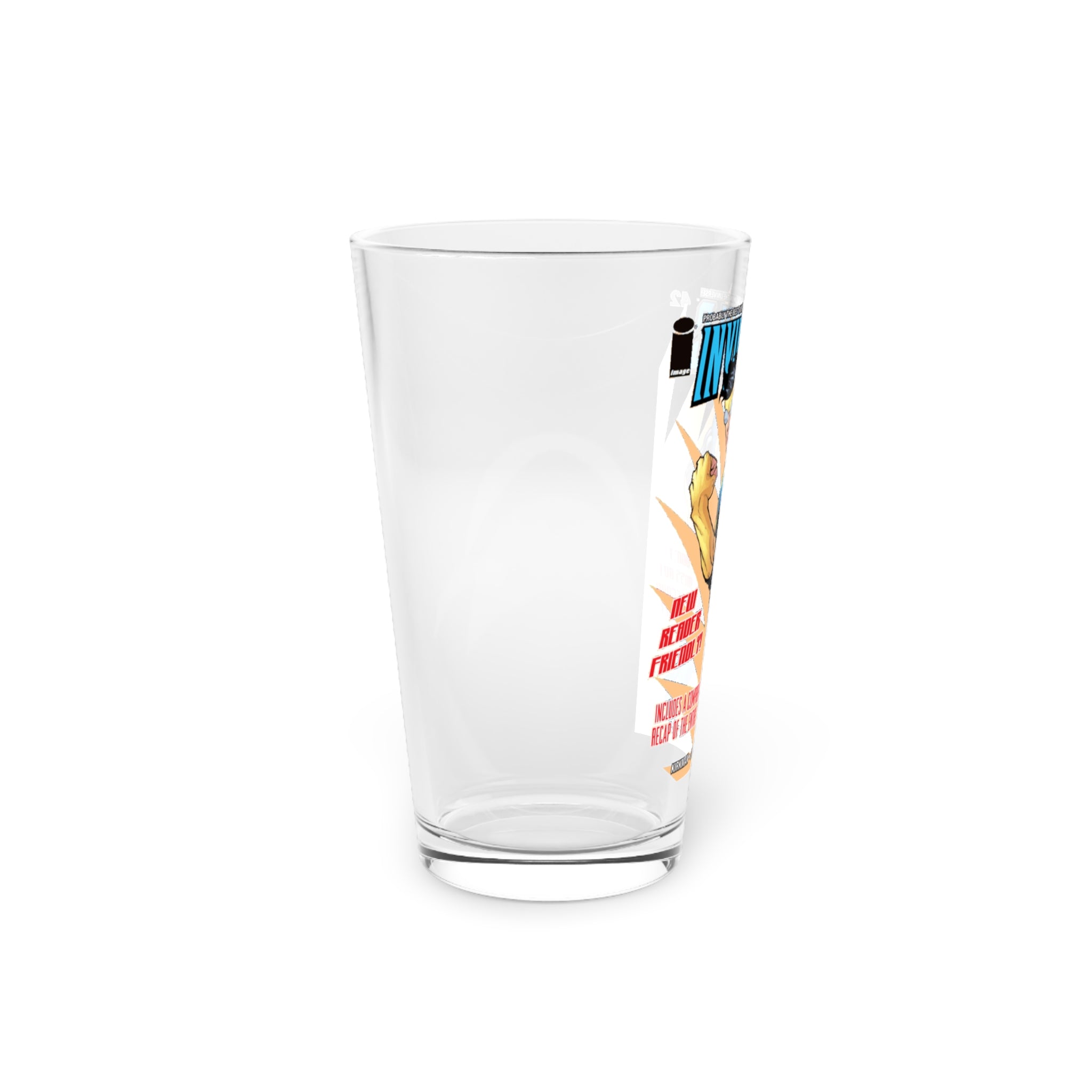 Invincible Pint Glass, 16oz