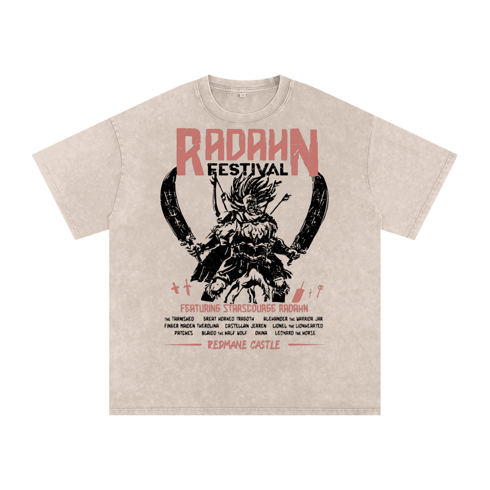 Elden Ring Acid Wash Oversize T-Shirt