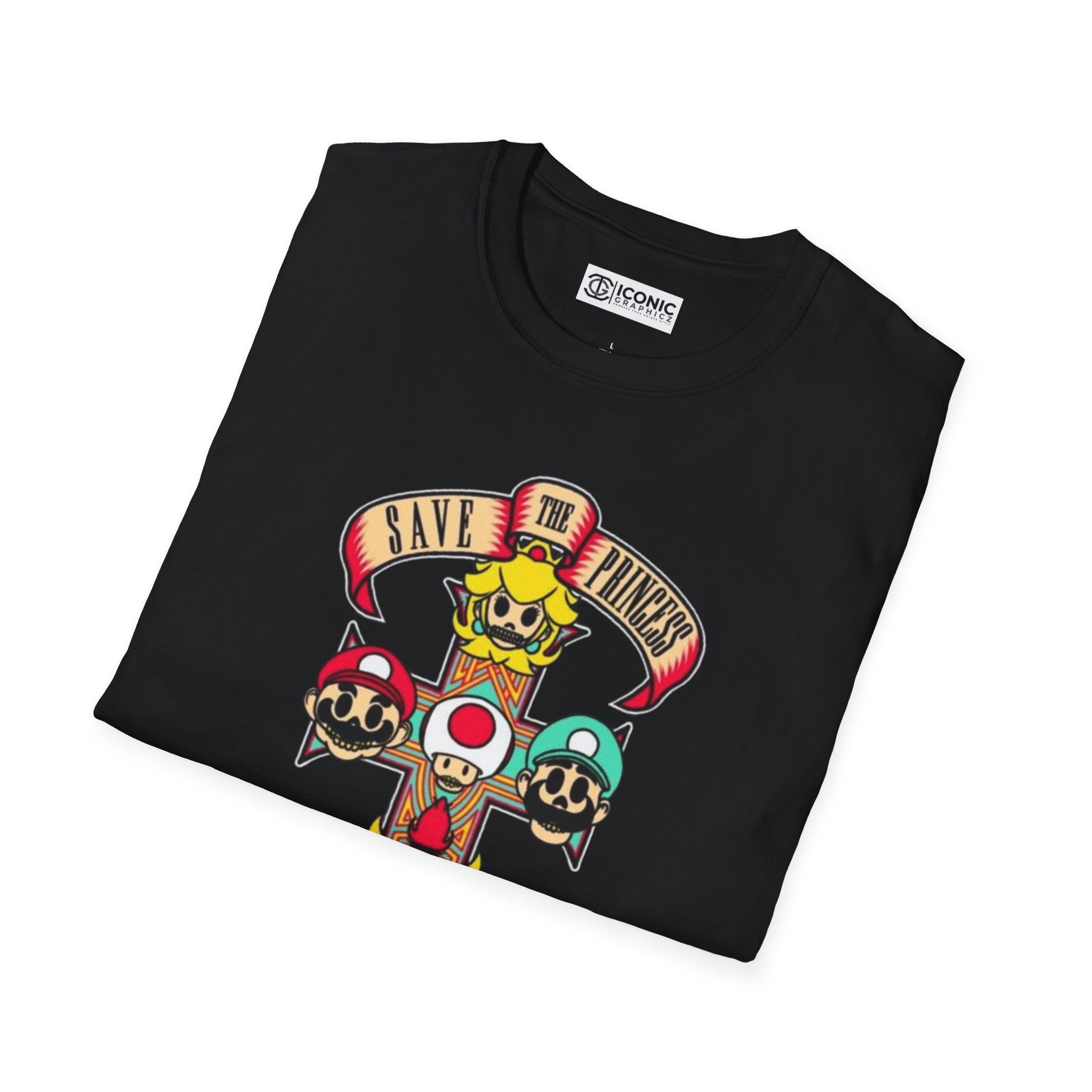 Mario Unisex Softstyle T-Shirt - IGZ Clothing 