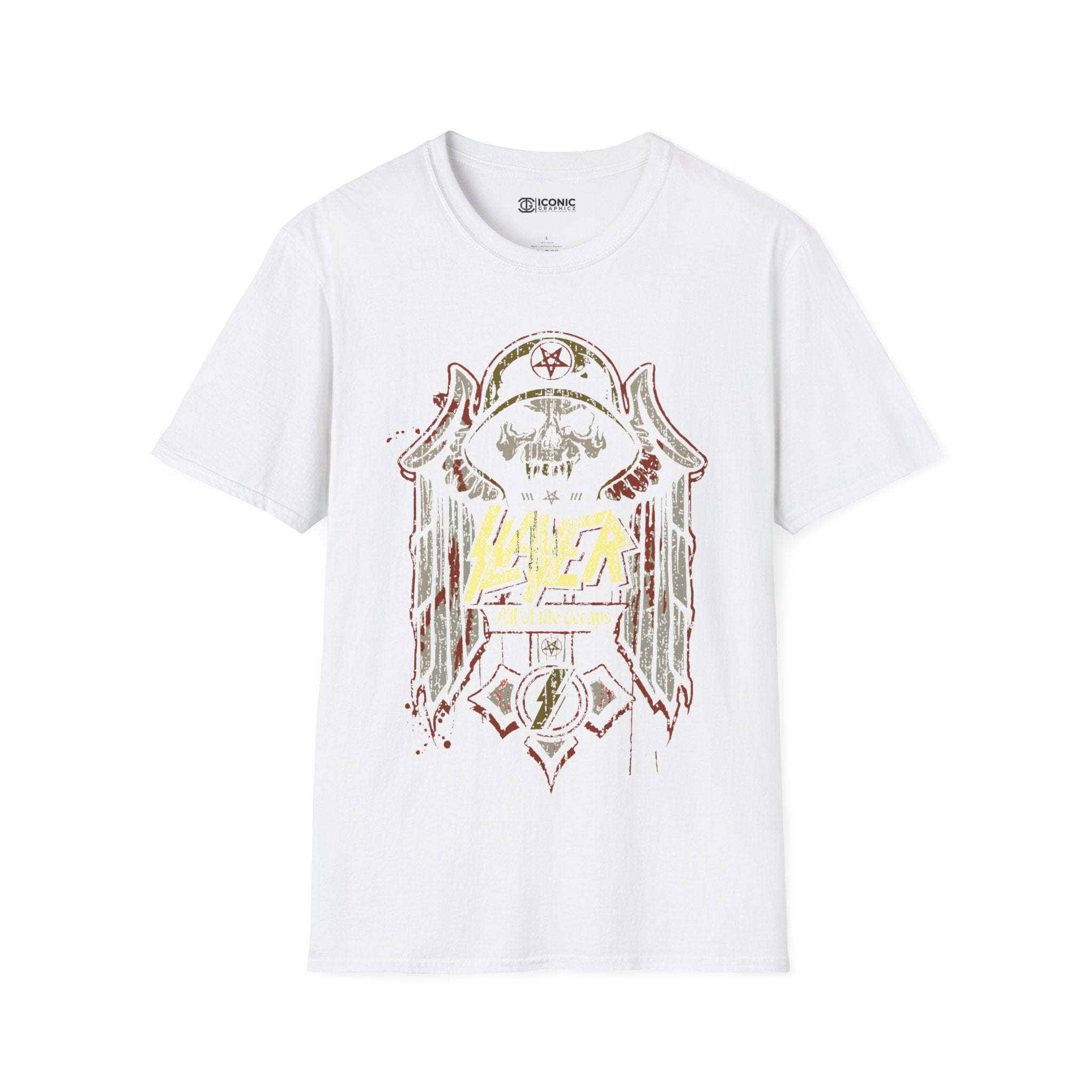 Slayer Unisex Softstyle T-Shirt - IGZ Clothing 