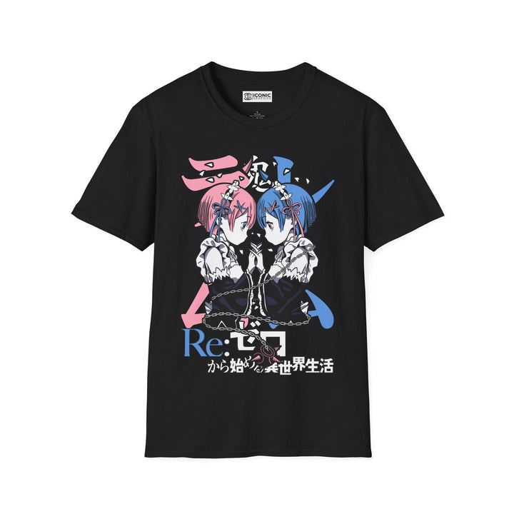 Rem and Ram Re Zero T-Shirt Printify