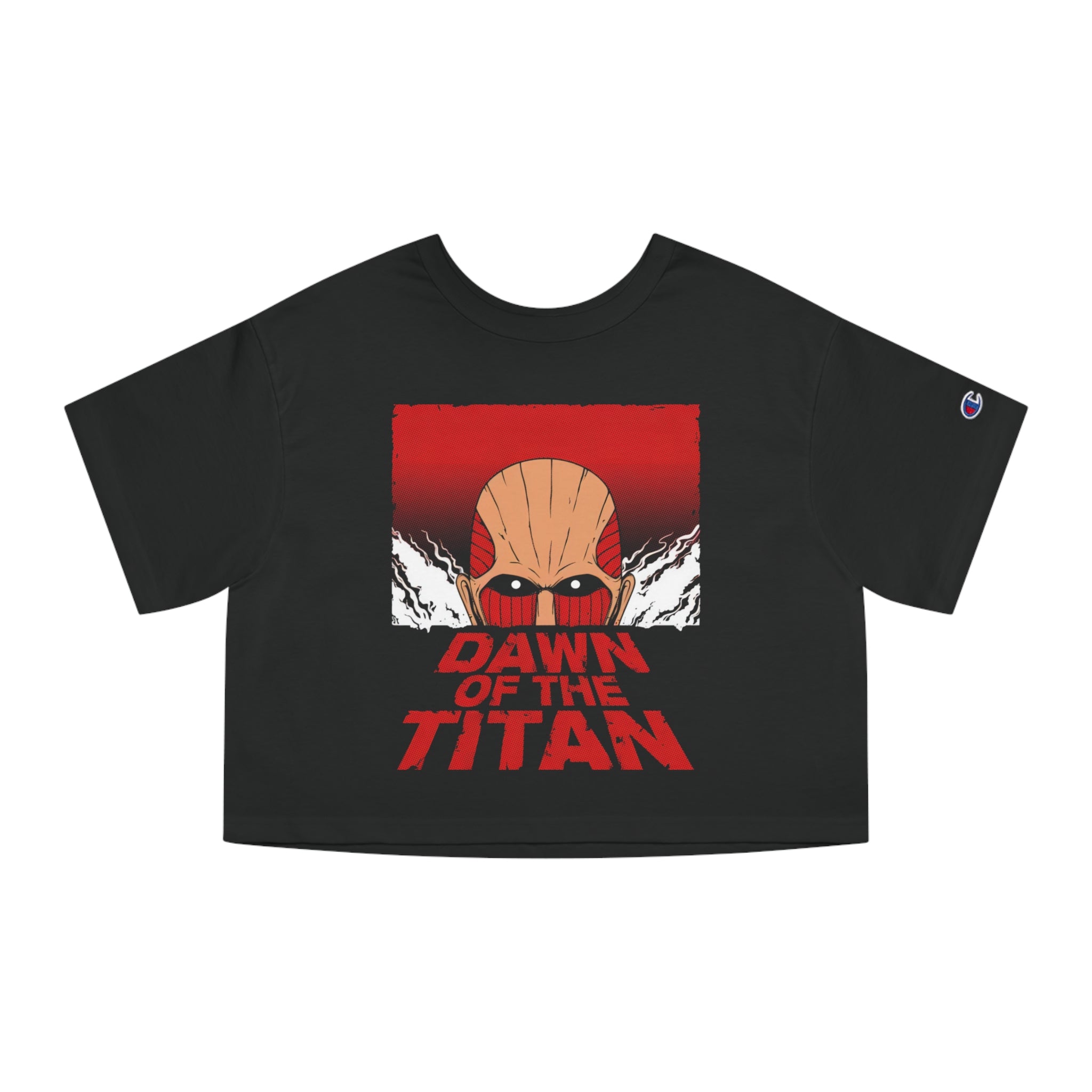 Dawn of Titans Champion Women's Heritage Cropped T-Shirt - IGZ Clothing 