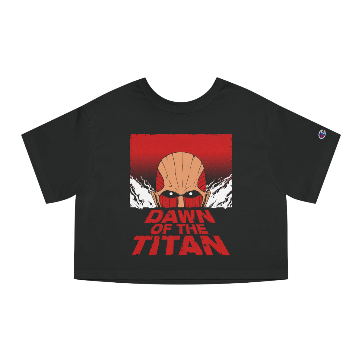 Dawn of Titans Champion Women's Heritage Cropped T-Shirt - IGZ Clothing 