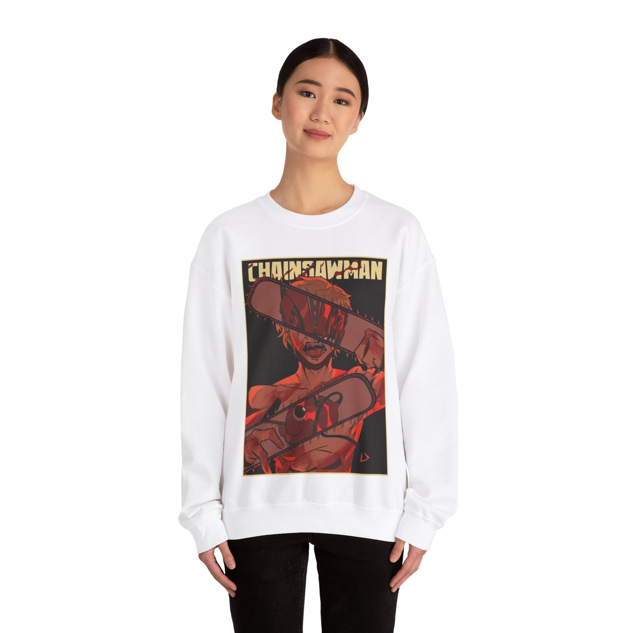 Denji Unisex Heavy Blend™ Crewneck Sweatshirt