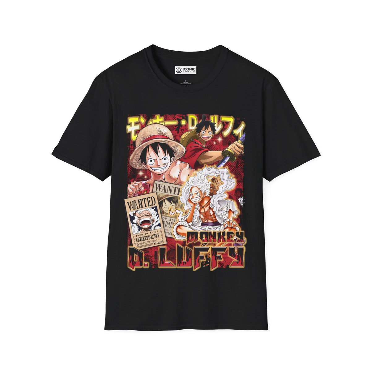 Luffy Unisex Softstyle T-Shirt - IGZ Clothing 