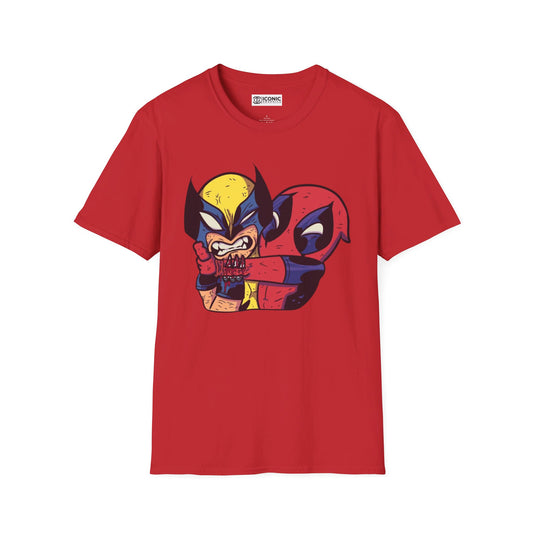 Deadpool and Wolverine Unisex Softstyle T-Shirt - IGZ Clothing 