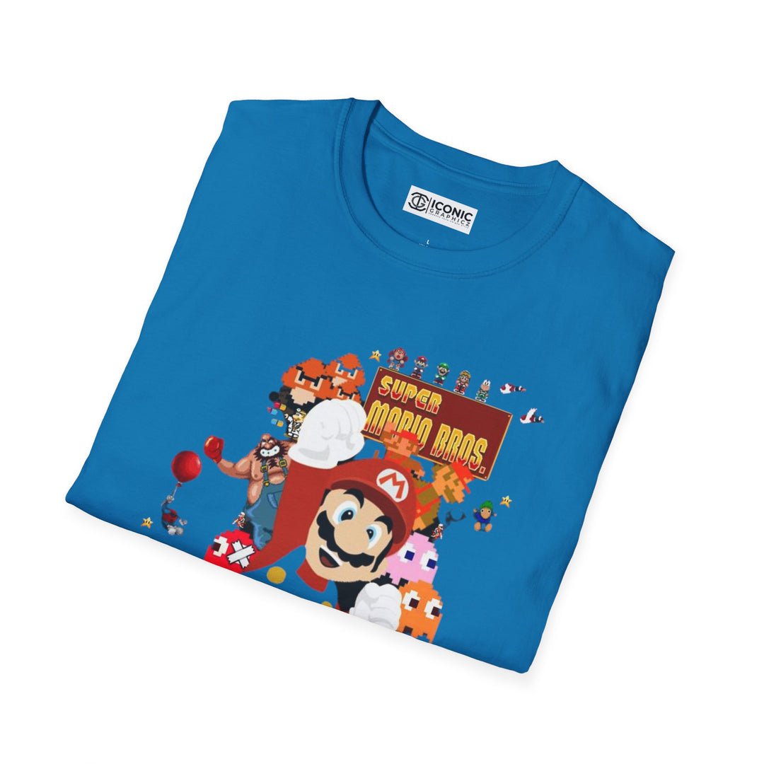 Mario Unisex Softstyle T-Shirt - Premium T-Shirt from - Just $26! Shop now at IGZ Clothing 