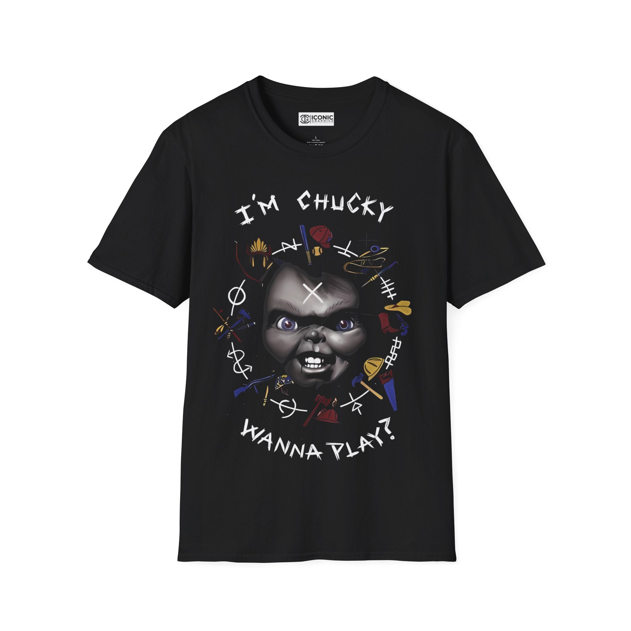 Chucky Unisex Softstyle T-Shirt - IGZ Clothing 