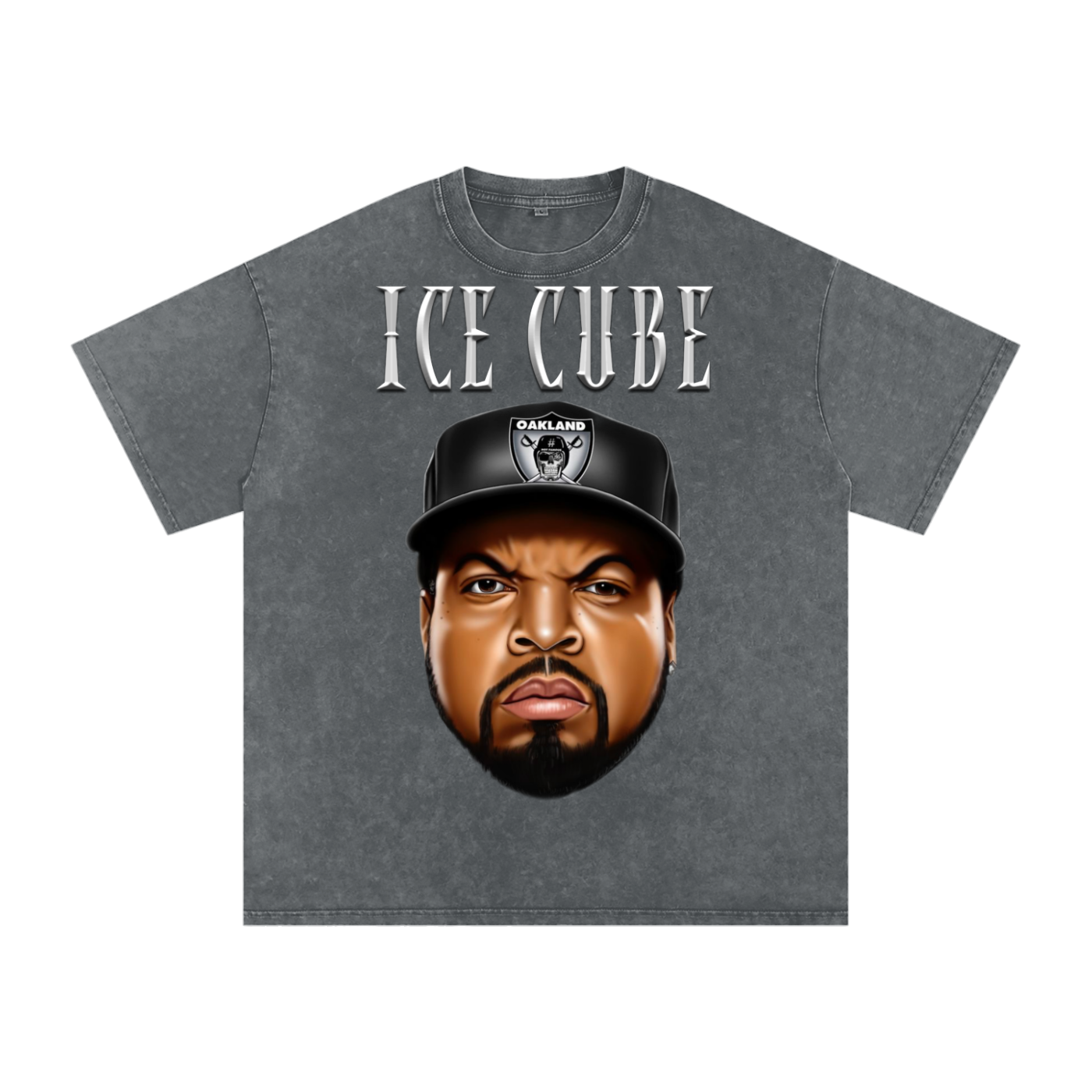 Ice Cube Acid Wash Oversize T-Shirt