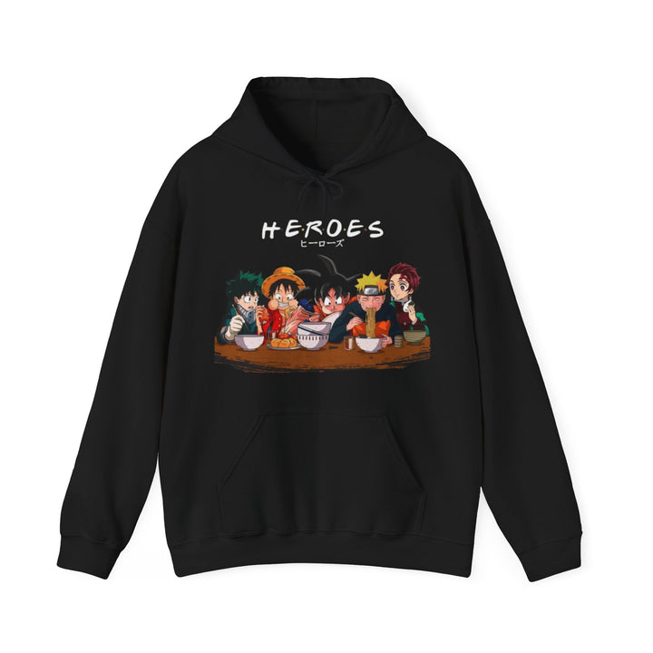 Anime Heros Unisex Heavy Blend™ Hooded Sweatshirt Printify