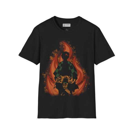 Tanjiro and Nezuko Unisex Softstyle T-Shirt - IGZ Clothing 