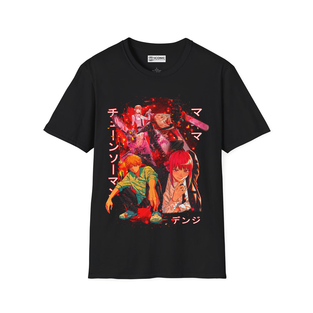 Denji and Makima Chainsaw Man T-Shirt - 