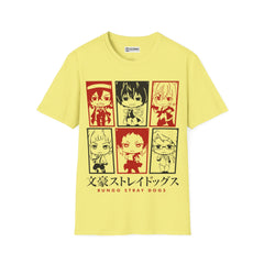 Chibi Bungo Stray Dogs Unisex Softstyle T-Shirt - IGZ Clothing 