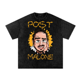 Post Malone Acid Wash Oversize T-Shirt