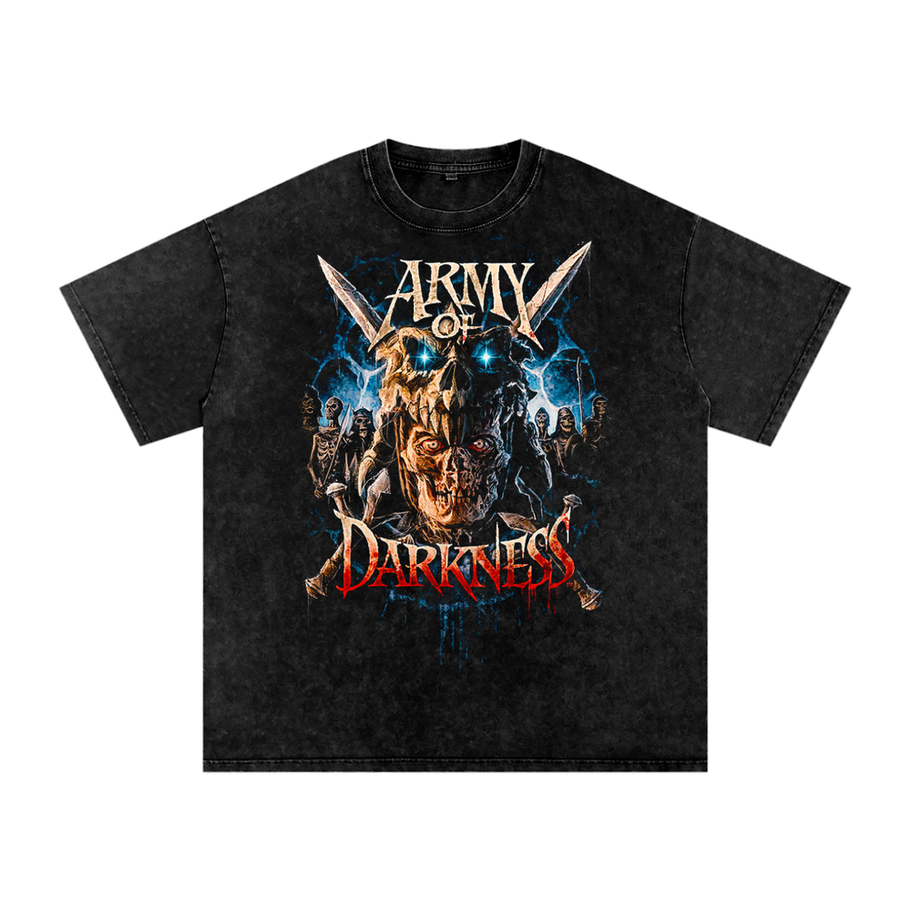 Army of darkness Acid Wash Oversize T-Shirt