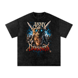 Army of darkness Acid Wash Oversize T-Shirt