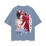 Lucy Elfen Lied Oversize Deep Drop Shoulder Tee