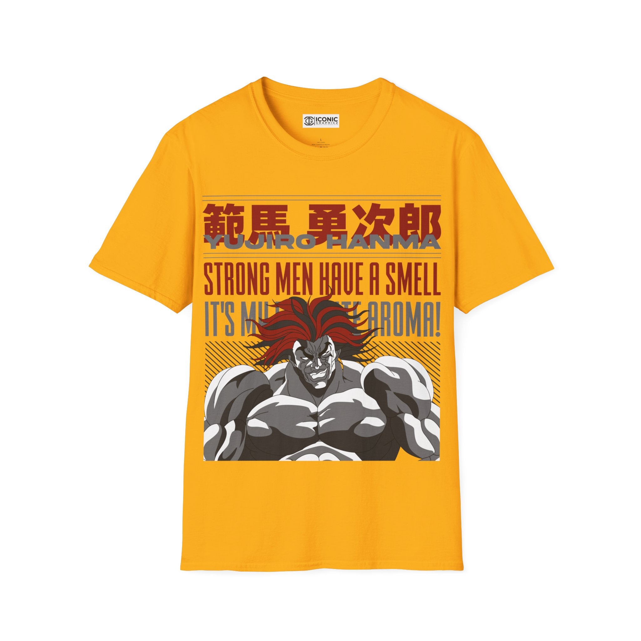 Hanma Yujiro Unisex Softstyle T-Shirt - IGZ Clothing 