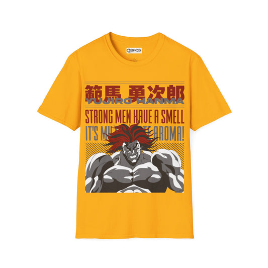 Hanma Yujiro Unisex Softstyle T-Shirt - IGZ Clothing 