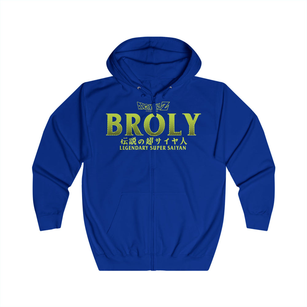 Broly Dragonball Z Unisex Full Zip Hoodie