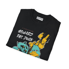 Howard the Duck and Rocket Raccoon Unisex Softstyle T-Shirt - IGZ Clothing 