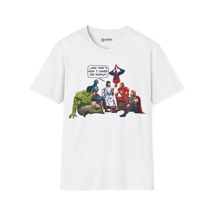 Avengers and Jesus T-Shirt Printify