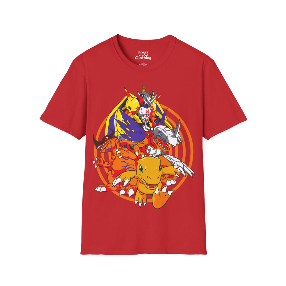 Greymon Evolution Digimon T-Shirt