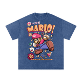 Mario Acid Wash Oversize T-Shirt