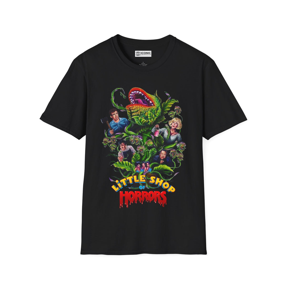 Little shop of horrors Unisex Softstyle T-Shirt - IGZ Clothing 