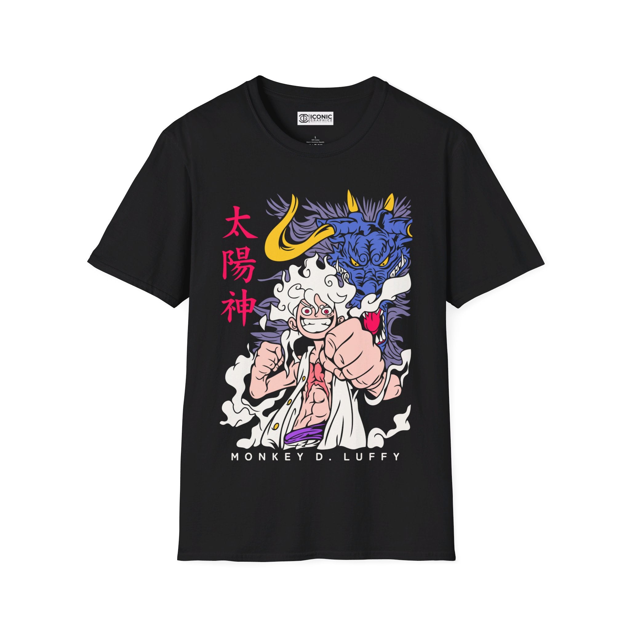 Sun God Luffy Unisex Softstyle T-Shirt - IGZ Clothing 