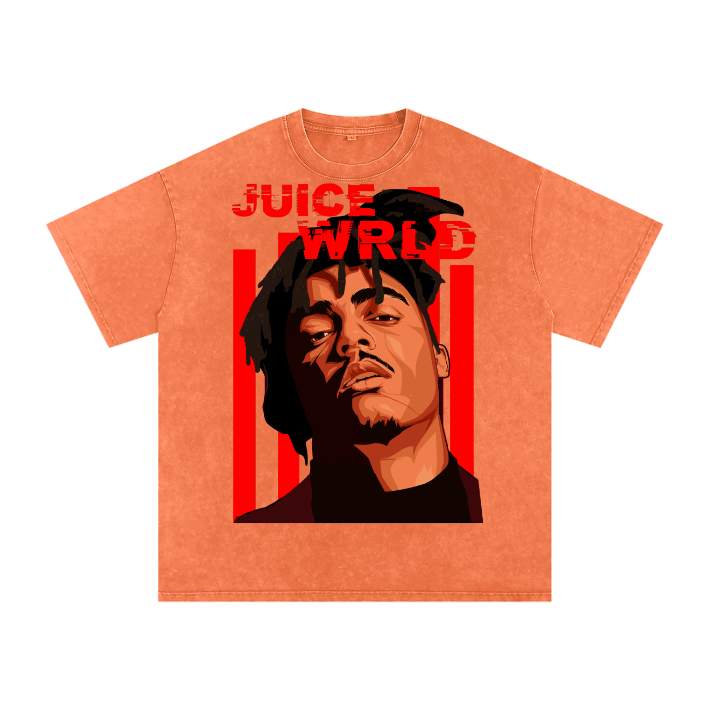 Juice Wrld Acid Wash Oversize T-Shirt