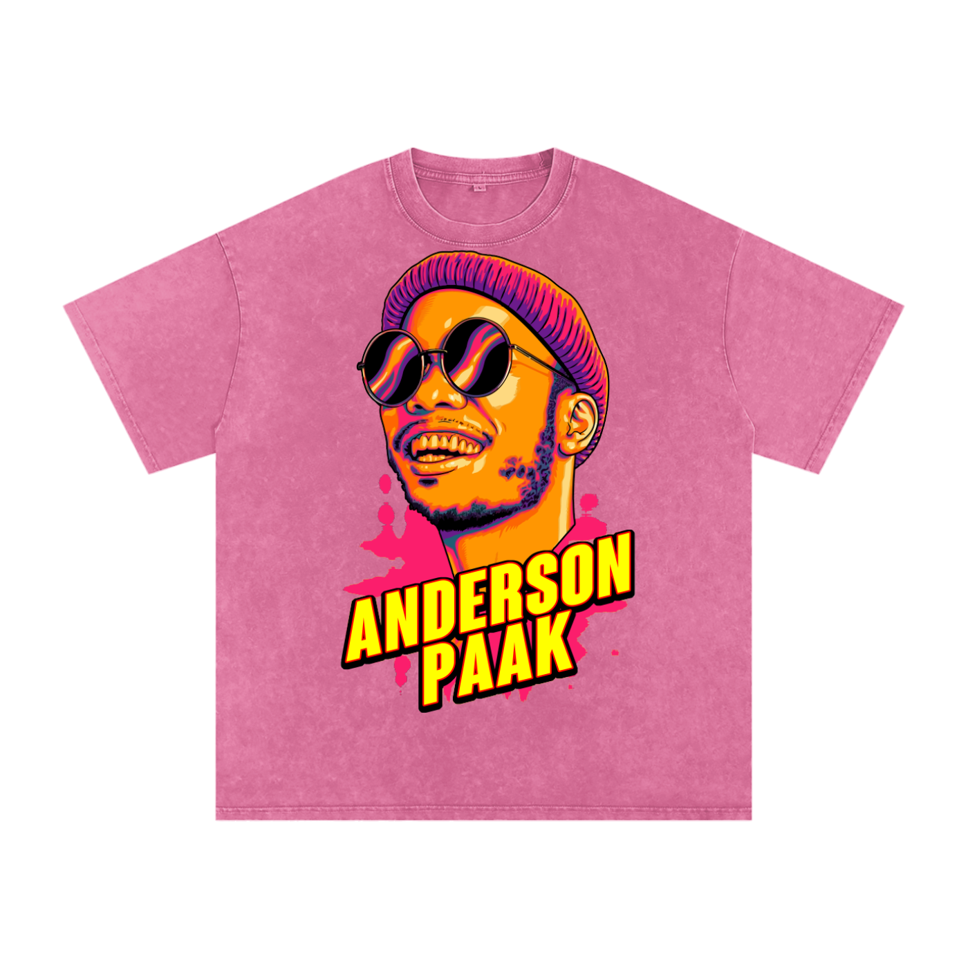 Anderson Paak Acid Wash Oversize T-Shirt