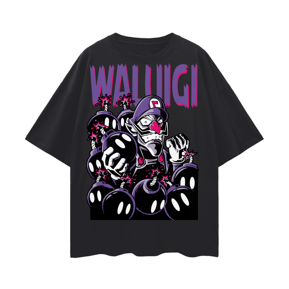Waluigi Oversize Deep Drop Shoulder Tee
