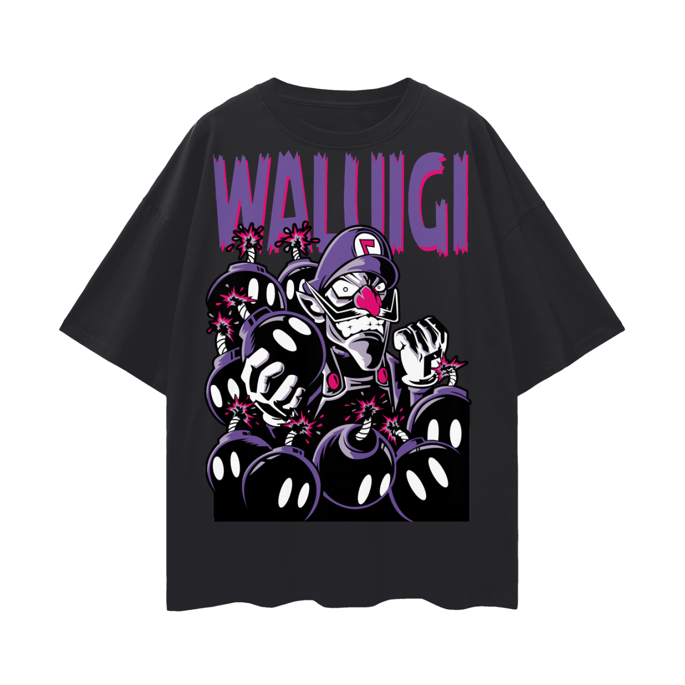 Waluigi Oversize Deep Drop Shoulder Tee