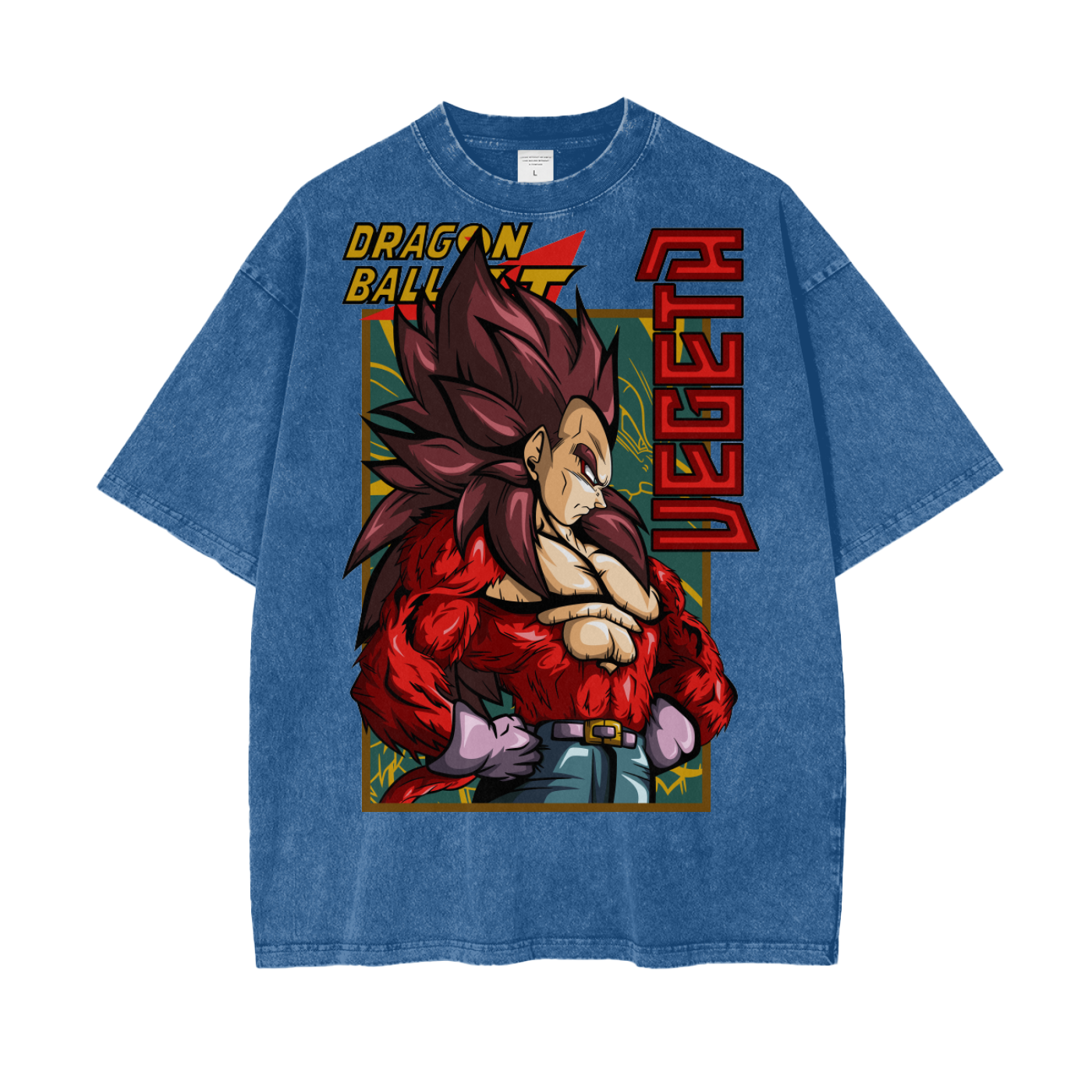 Vegeta SS4 Dragonball GT Snow Washed T-Shirt