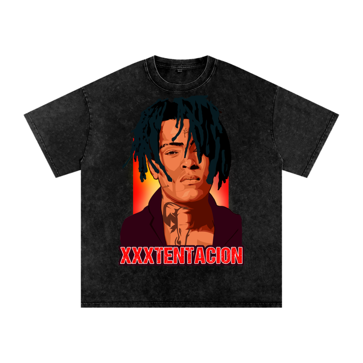 XXXTENTACION Acid Wash Oversize T-Shirt